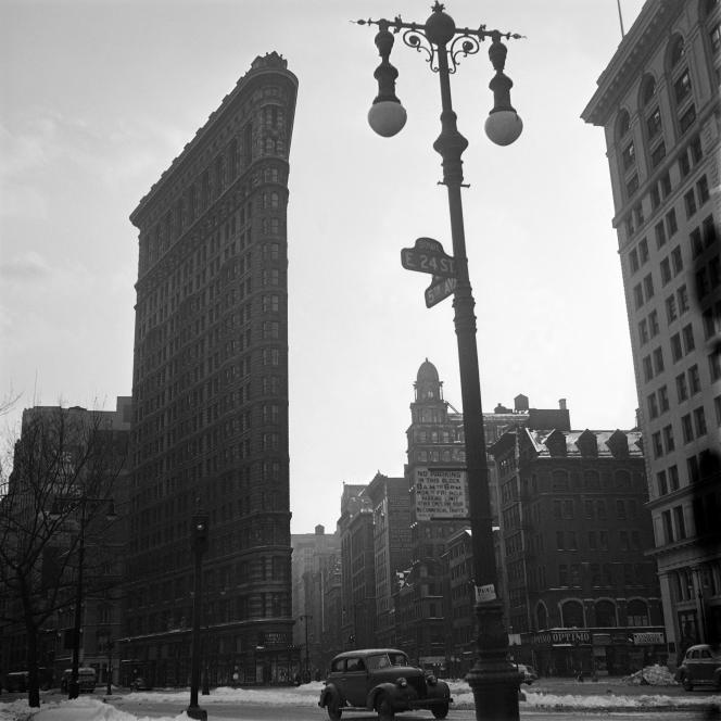 Le Flatiron Building en février 1947.